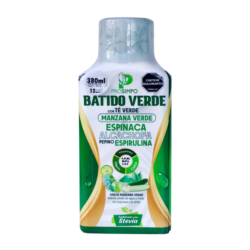 JARABE BATIDO VERDE NATURAL LIFE X380ML