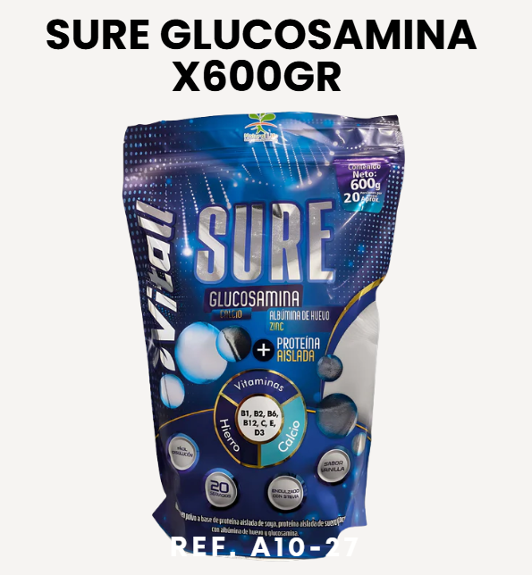 SURE GLUCOSAMINA X600GR