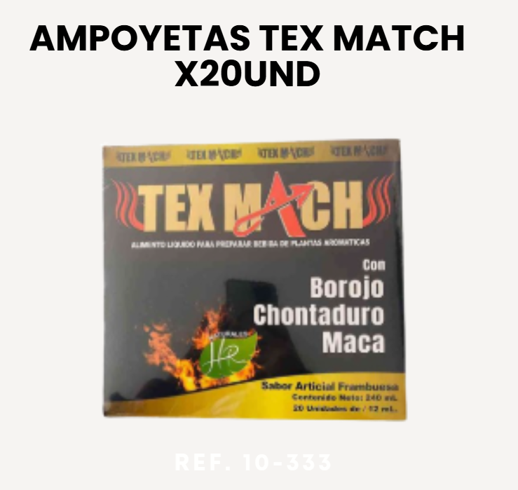 AMPOYETAS TEX MATCH X20UND