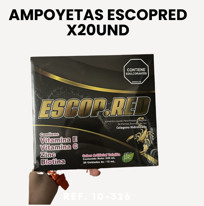 AMPOYETAS ESCOPRED X20UND