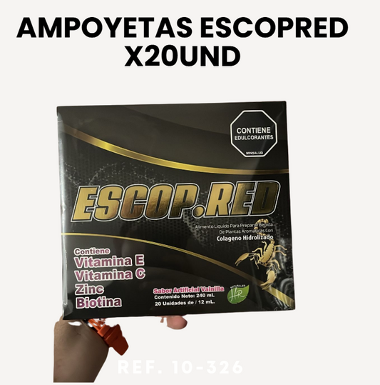 AMPOYETAS ESCOPRED X20UND