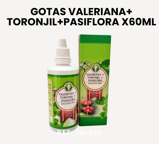 GOTAS VALERIANA+ TORONJIL+PASIFLORA X60ML