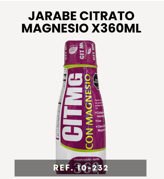 JARABE CITRATO MAGNESIO X360ML