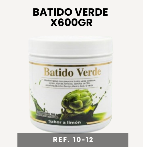 BATIDO VERDE X600GR
