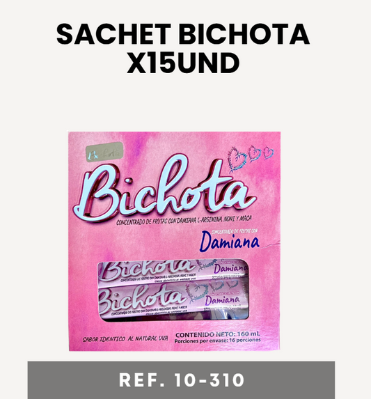 SACHET BICHOTA PARA MUJER