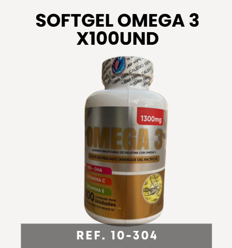 SOFTGEL OMEGA 3 X100UND