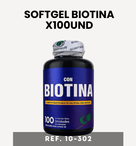 SOFTGEL BIOTINA X100UND