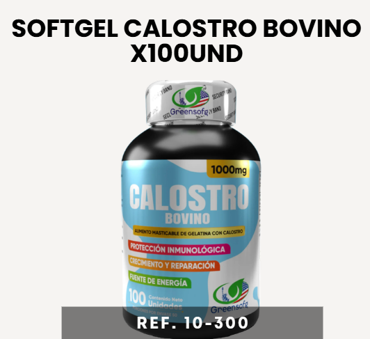 SOFTGEL CALOSTRO BOVINO X100UND