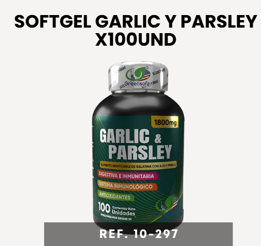 SOFTGEL GARLIC Y PARSLEY X100UND