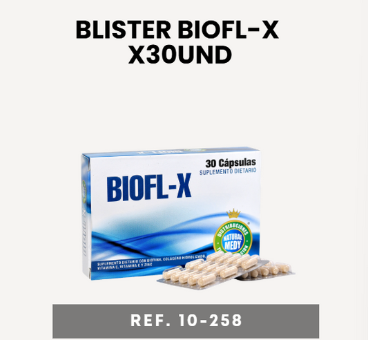 BLISTER BIOFLX X30UND BIOTINA
