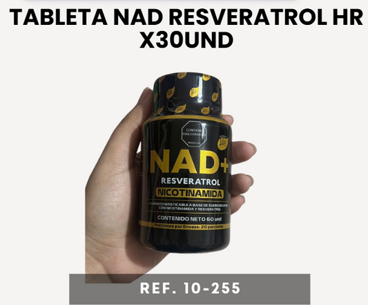 TABLETA NAD RESVERATROL X30UND
