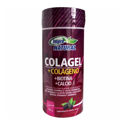 POLVO COLAGEL  COLAGENO + BIOTINA + CALCIO IMPRONATURAL x700gr