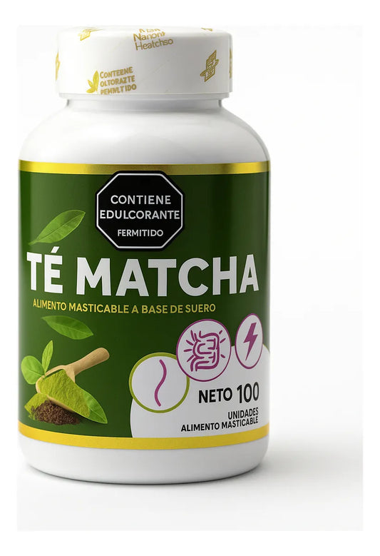 PASTILLERO MASTICABLE DE TE MATCHA X100UND