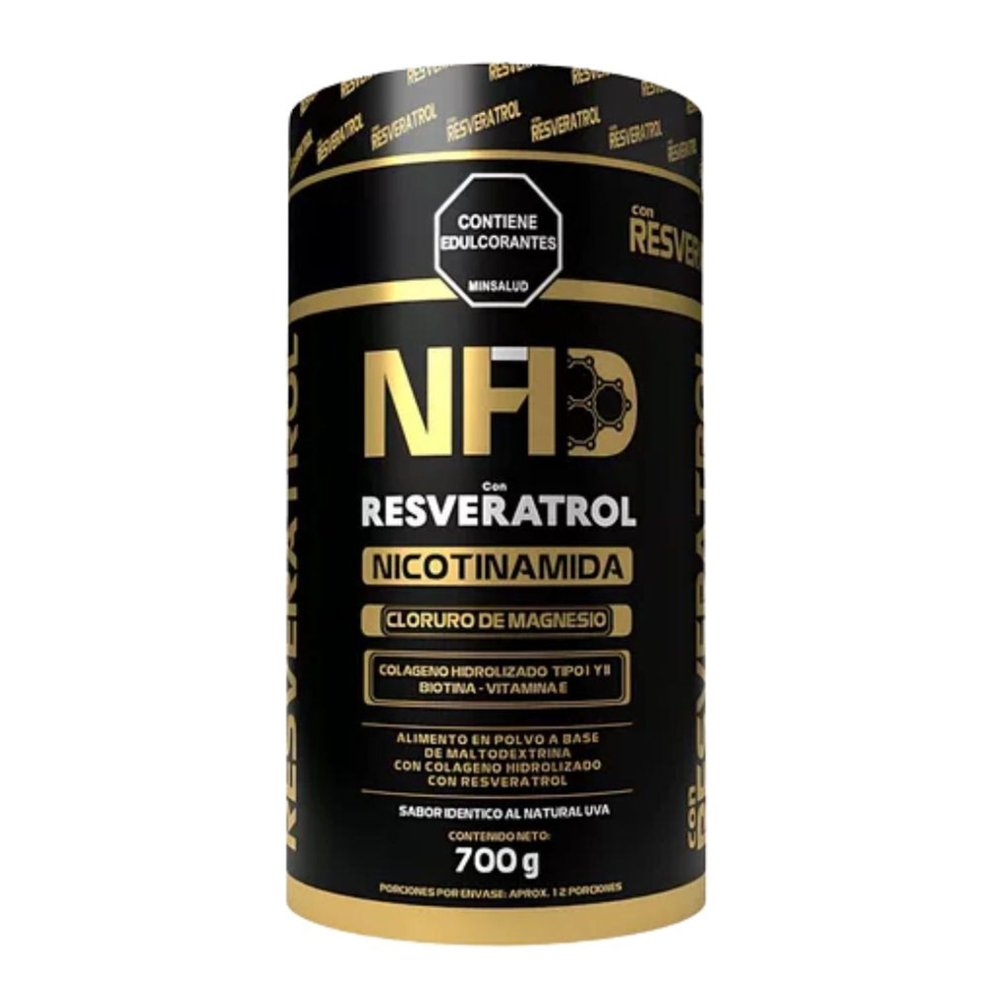 POLVO NAD+ RESVERATROL x700gr